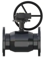 Кран фланцевый Danfoss JiP Ду150 Ру16 стандартнопроходной с редуктором (0-180°С) Фото - 1