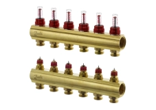 Коллекторр Danfoss 6+6 с расходомерами FHF (088U0526)