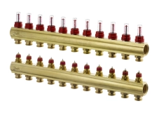 Коллекторр Danfoss 11+11 с расходомерами FHF (088U0531)