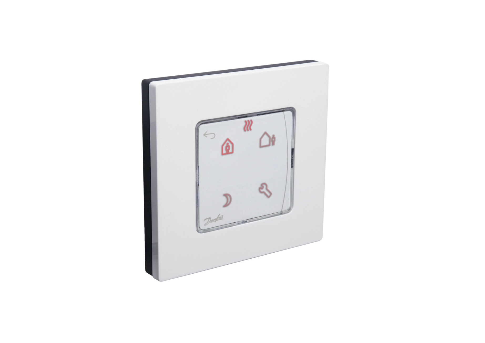 Программируемый комнатный термостат Danfoss Icon RT, 230В, для гидравлических систем напольного отопления, монтаж на поверхность 80х80 (088U1025) Фото - 1