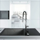 Смеситель для кухни Deante Gerbera BGB_B720 хром-черный  Фото - 3