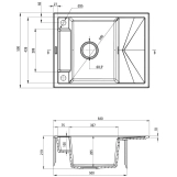 Мийка кухонна Deante MagneticZRM_A11A алебастр Фото - 1