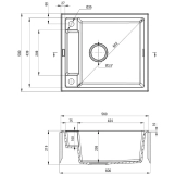 Мийка кухонна Deante Magnetic ZRM_T103 антрацит Фото - 1