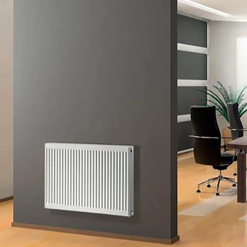 Радіатор сталевий  Compact Panel 11  TEK  300 x 1800 мм  1262 Ват  бокове підключення  DeLonghi Фото - 2