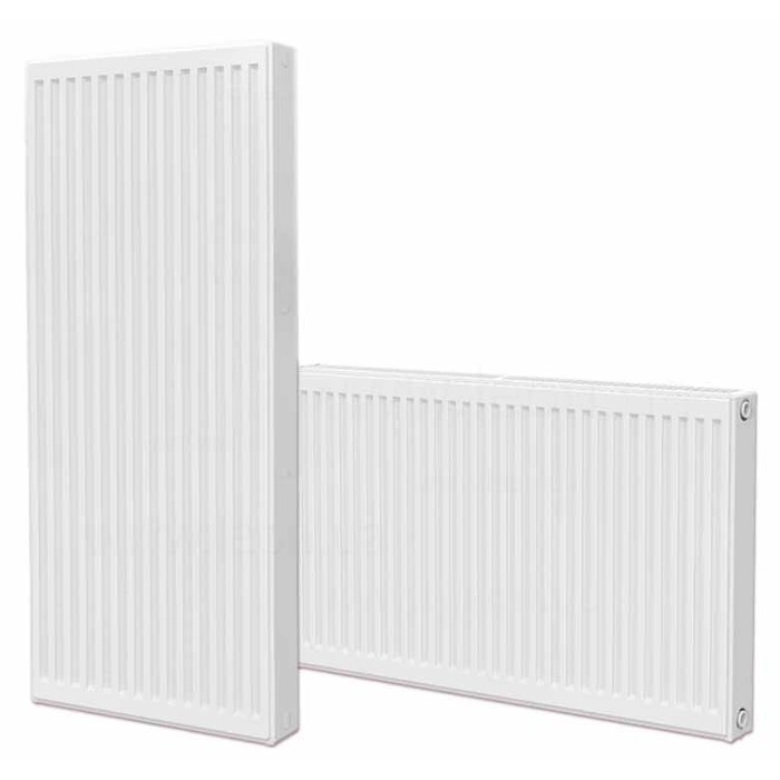 Радіатор сталевий  Compact Panel 22  TEK  900 x 600 мм  1850 Ват   бокове підключення  DeLonghi Фото - 1
