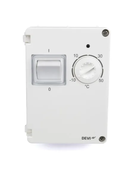 Терморегулятор електронний DEVIregТМ 610 Вт, клас захисту IP 44 (140F1080)