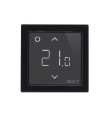 Терморегулятор електронний DEVIregTM Smart Black Вт, Wi-Fi, інтелектуальний таймер, чорний (140F1143)