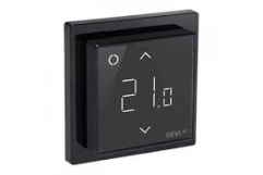 Терморегулятор електронний DEVIregTM Smart Black Вт, Wi-Fi, інтелектуальний таймер, чорний (140F1143) Фото - 1