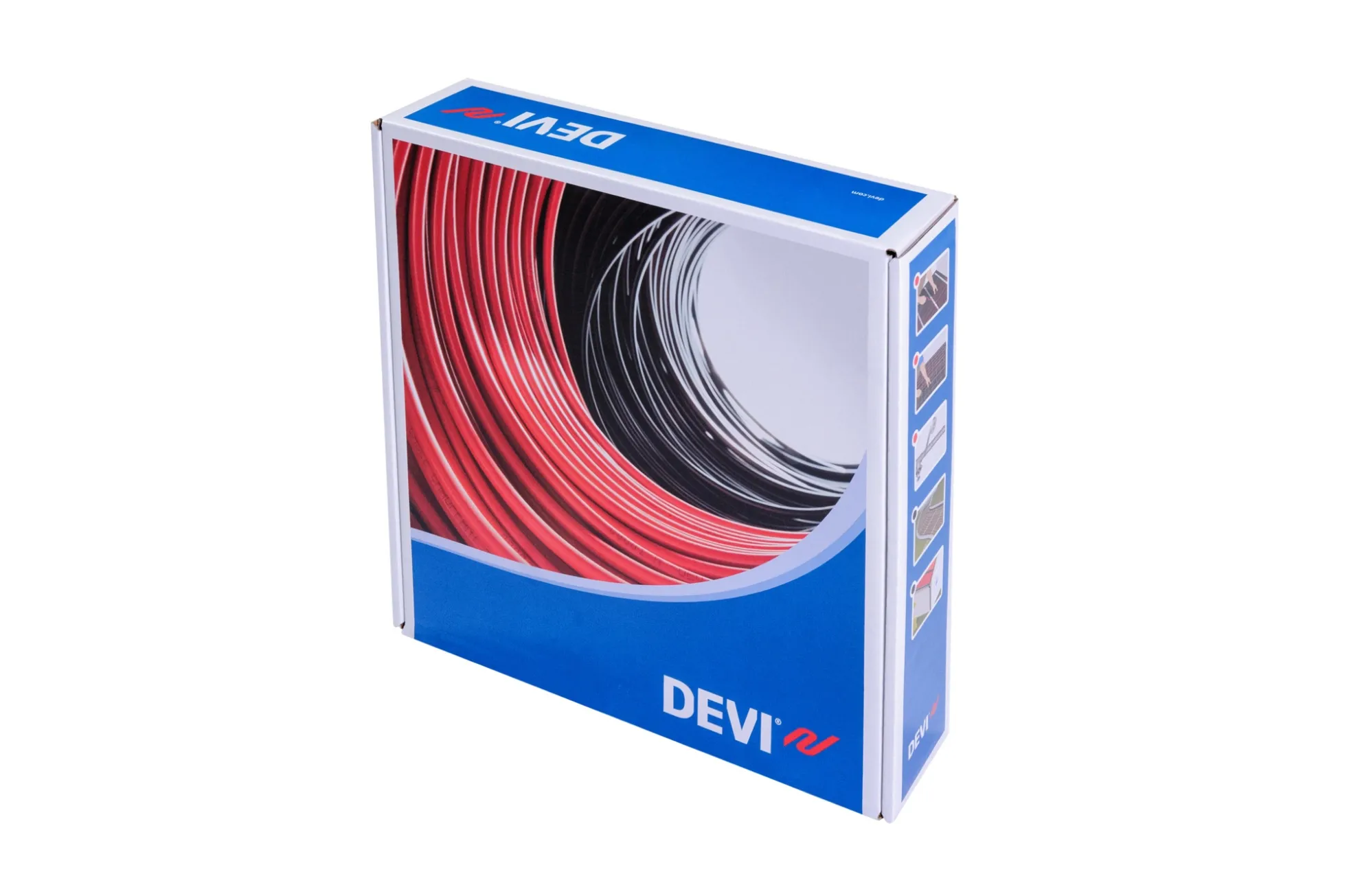Нагрівальний кабель двожильний з суцільним екраном для покрівль, жолобів і ринв DEVIsafeTM 20T 675 Вт, 33 м (140F1277) Фото - 1