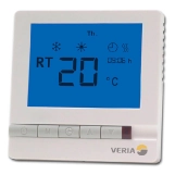 Терморегулятор Devi Veria Control T45 +5...45° сенсорный встроенный проводной датчик 13A 230В белый