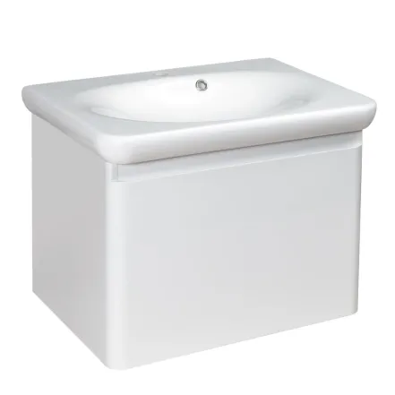 Тумба з раковиною Devit Fly New підвісна 60 см білий (0020120W)