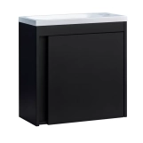 Тумба з раковиною Devit Small, 50 см, чорний (063050B)