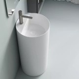Раковина Devit Style 40х40 см окремостояча з отвором під змішувач, біла (1408641) Фото - 3