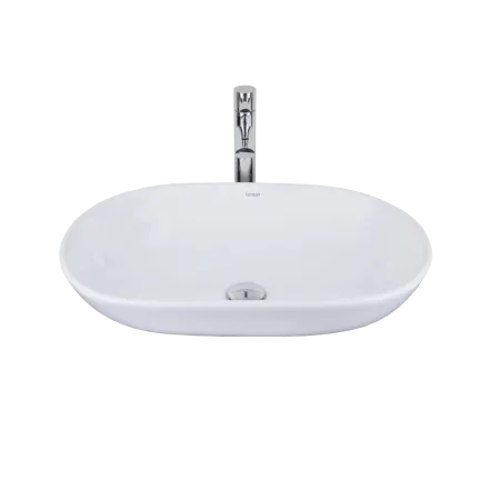 Раковина Devit Ovale для установки на столешницу без донного клапана 585x380x180 (1510136)