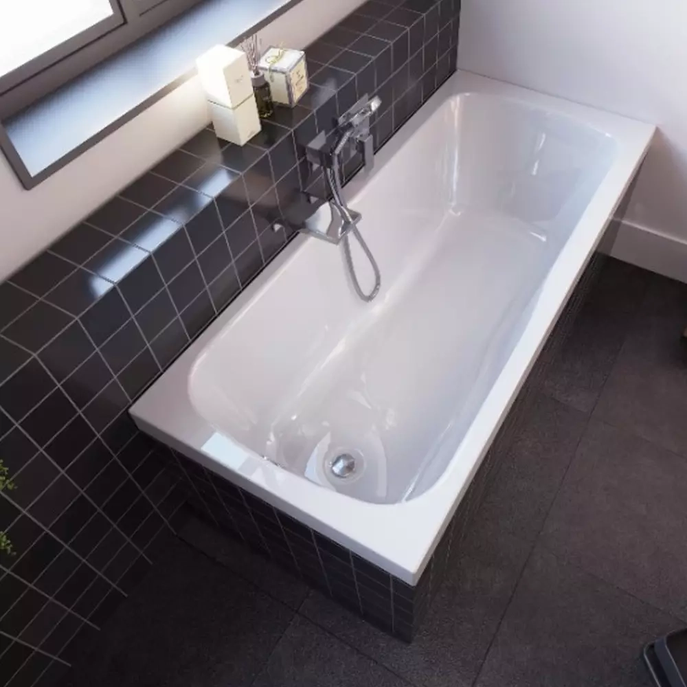 Ванна акрилова Devit Comfort 170x75 см біла з ніжками (17075234) Фото - 2