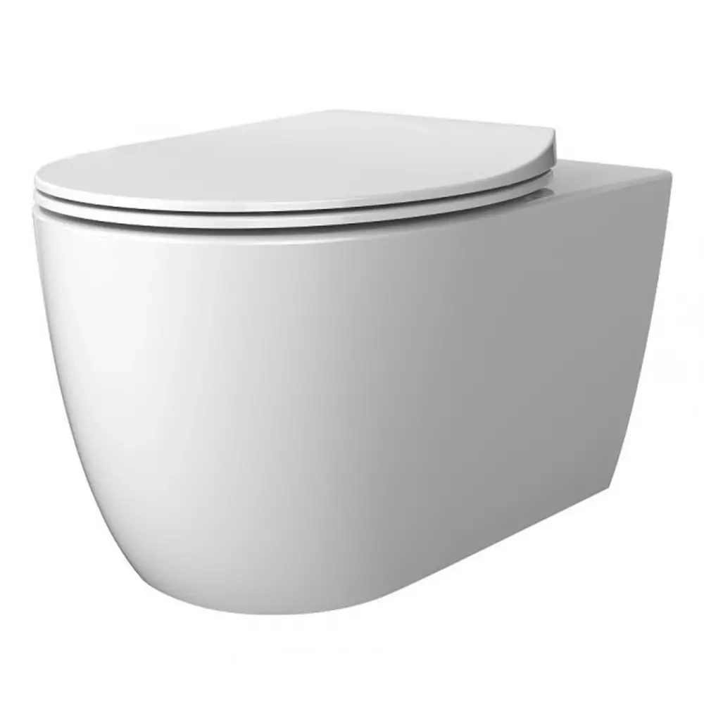 Унітаз підвісний Devit Acqua NEW безобідковий з сидінням soft-close (3020155)
