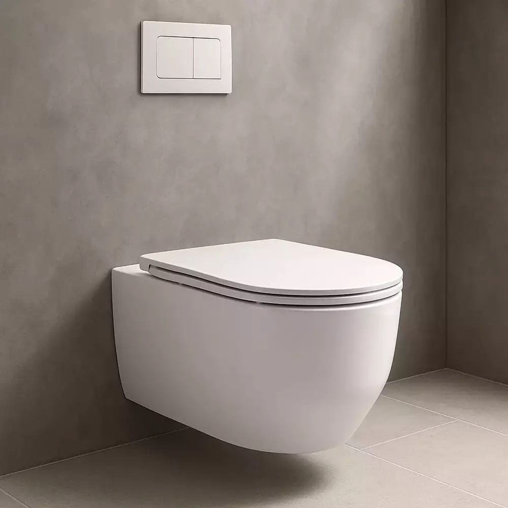 Унітаз підвісний Devit Art 3.0 безобідковий з кришкою soft-close, Vortex Flush, білий глянець (3030140) Фото - 4