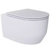 Унітаз підвісний Devit Art 3.0 безобідковий з кришкою soft-close, Vortex Flush, білий глянець (3030140)