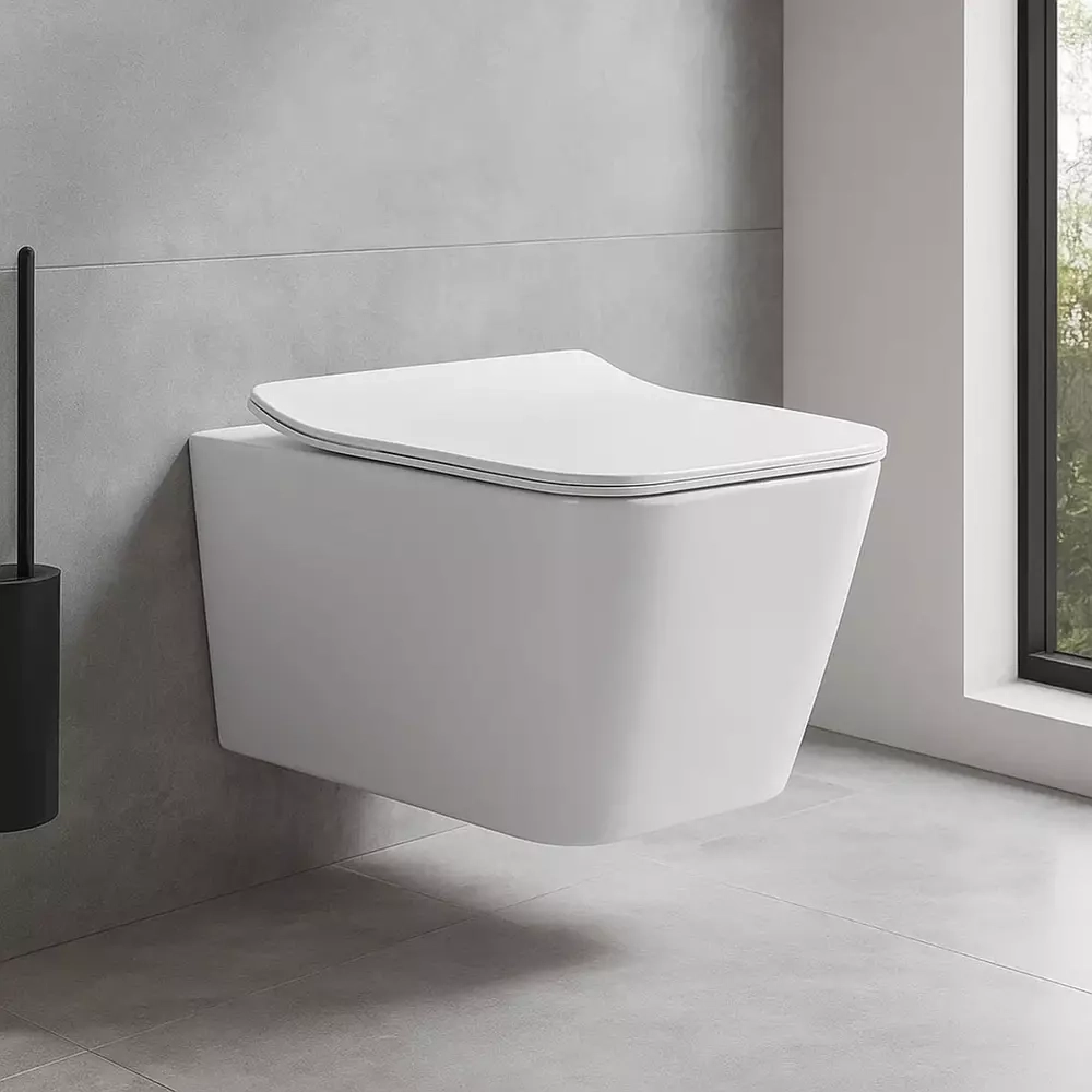 Унітаз підвісний Devit Linea безобідковий з сидінням soft-close (3040120) Фото - 3