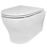 Унітаз підвісний Devit Fresh безобідковий з кришкою soft close, Vortex Flush (3121121)