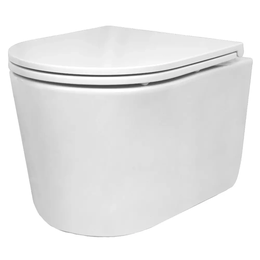 Унитаз подвесной Devit Style безободковый Vortex Flush с крышкой soft close (320150)