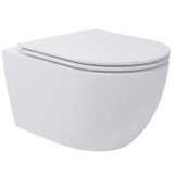 Унітаз підвісний Devit Do It безобідковий з кришкою soft-close, Vortex Flush, білий глянець (4010510)