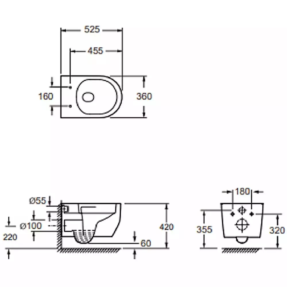 Унітаз підвісний Devit Do It з кришкою soft-close, Vortex Flush, білий глянець (4010511) Фото - 3
