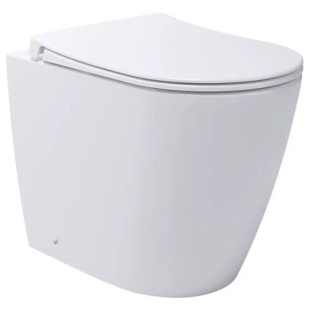 Унитаз напольный Devit Do It, безободковый с крышкой soft-close, белый глянец (4020520)