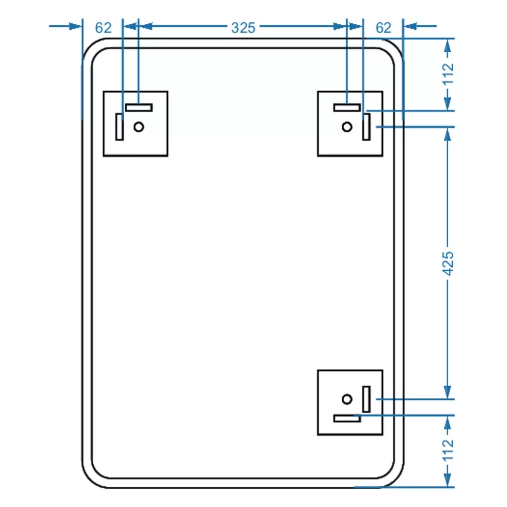 Зеркало Devit Basic 500х700 мм закругленное (4500700) Фото - 3