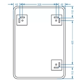 Зеркало Devit Basic 500х700 мм закругленное (4500700) Фото - 3
