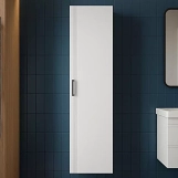 Пенал Devit Urbanis універсальний 170 см з чорними ручками, білий (454170W)