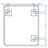 Дзеркало Devit Basic 600х700 мм закруглене (4600700) Фото - 3
