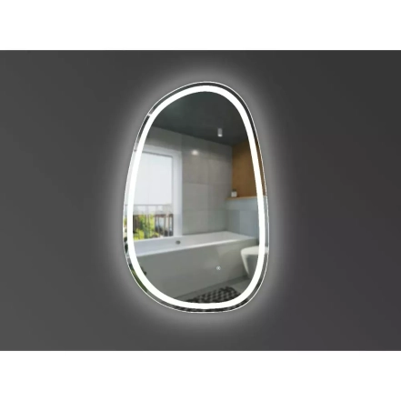 Дзеркало Devit Style асиметричне з LED підсвіткою та тачсенсором 800х500 мм (5415080)