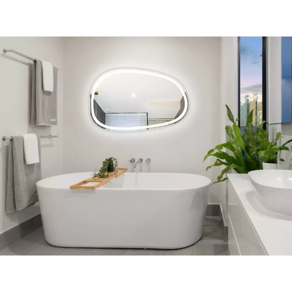Дзеркало Devit Style асиметричне з тачсенсором та LED підсвідкою 1000х650 мм (5415100) Фото - 4
