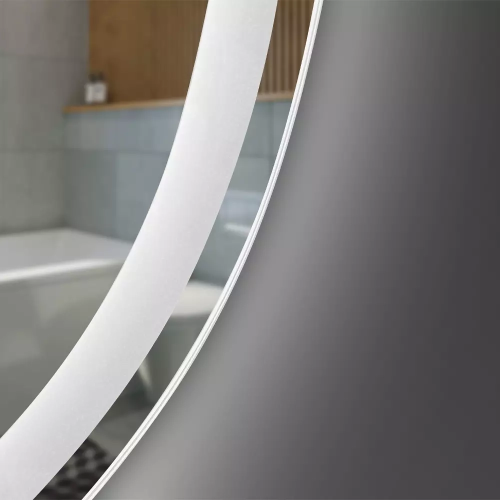 Зеркало Devit Style асимметричное с LED подсветкой и тачсенсором 628x928 мм (5416090) Фото - 4