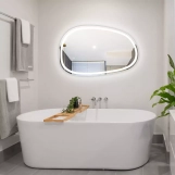 Зеркало Devit Style асимметричное с LED подсветкой и тачсенсором 628x928 мм (5416090)
