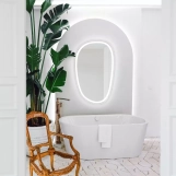 Зеркало Devit Style асимметричное с LED подсветкой и тачсенсором 628x928 мм (5416090) Фото - 5