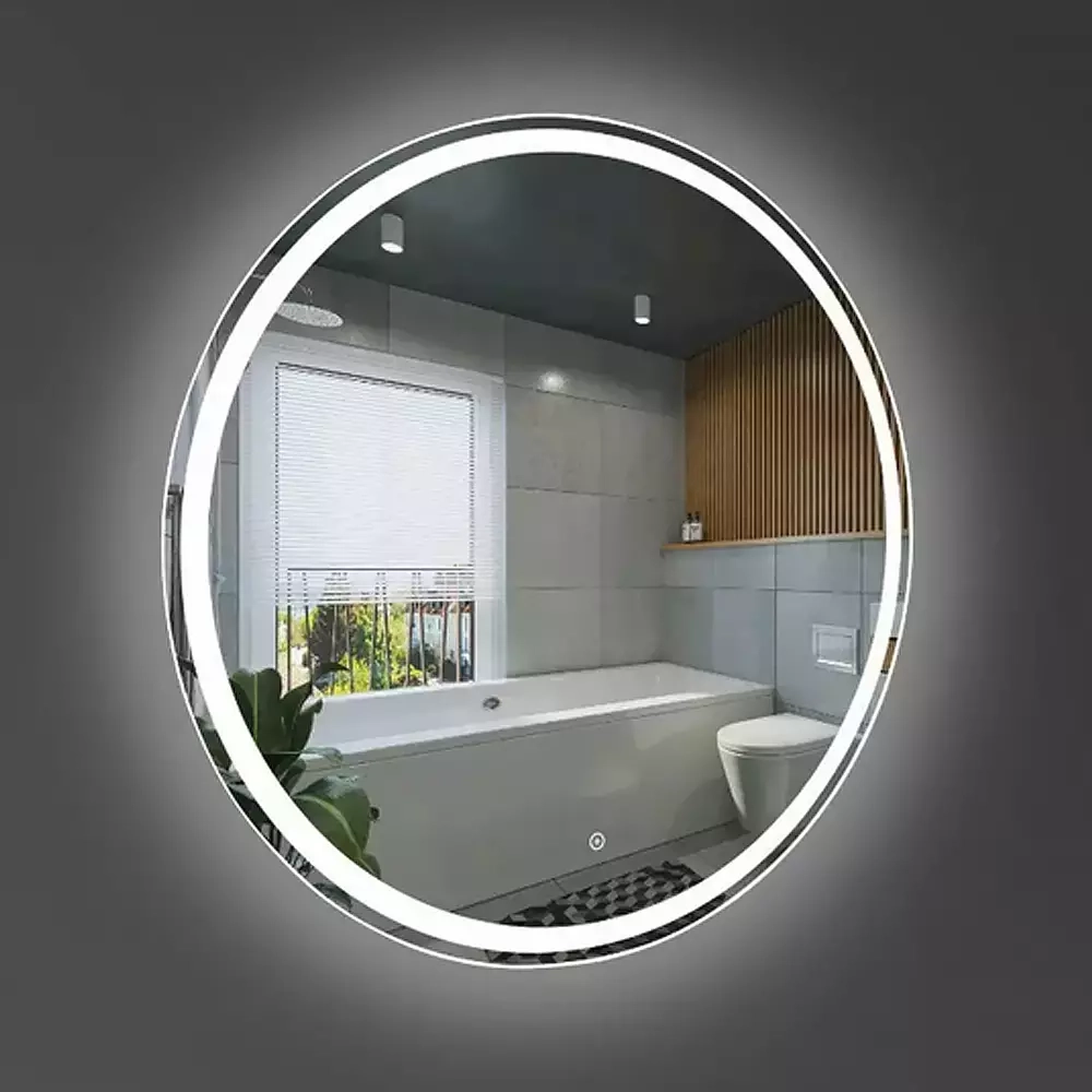 Дзеркало Devit AllRound кругле з LED підсвіткою та тачсенсором 678x678 мм (5501070) Фото - 3