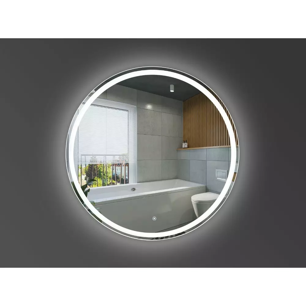 Дзеркало Devit AllRound кругле з LED підсвіткою та тачсенсором 778x778 мм (5501080)