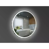 Дзеркало Devit AllRound кругле з LED підсвіткою та тачсенсором 878x878 мм (5501090) Фото - 1