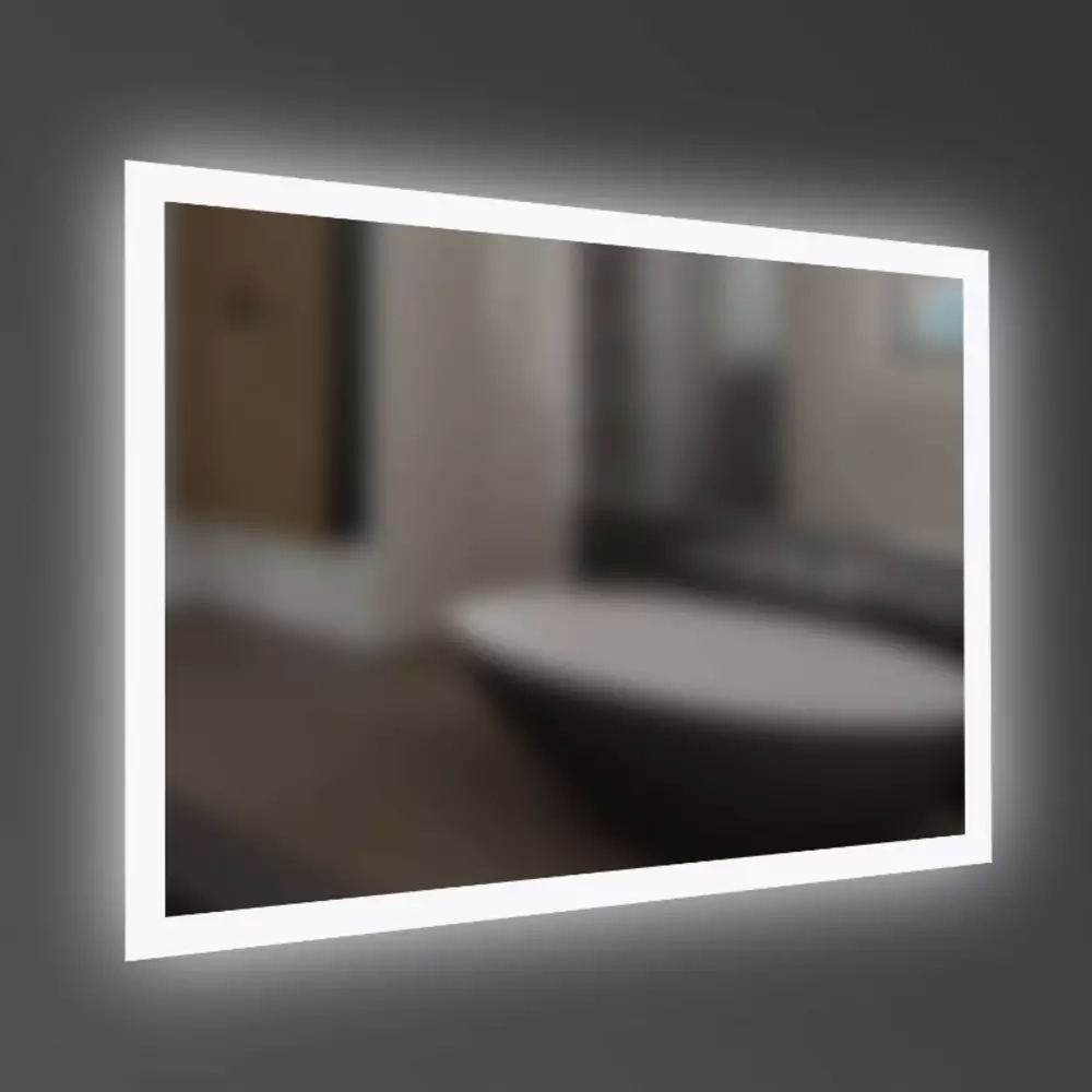 Дзеркало Devit Art, 1000x700 мм, з тачсенсором та LED підсвідкою (6032100) Фото - 1