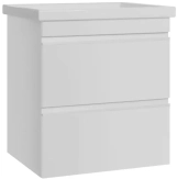 Тумба Devit Frame 55 см з умивальником на ніжках (754055W)