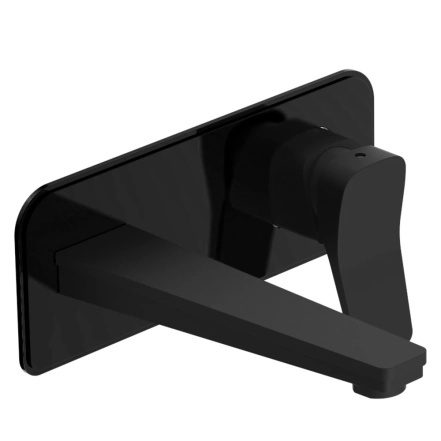 Змішувач прихованого монтажу для раковини Devit Up, чорний матовий (8101X120B)