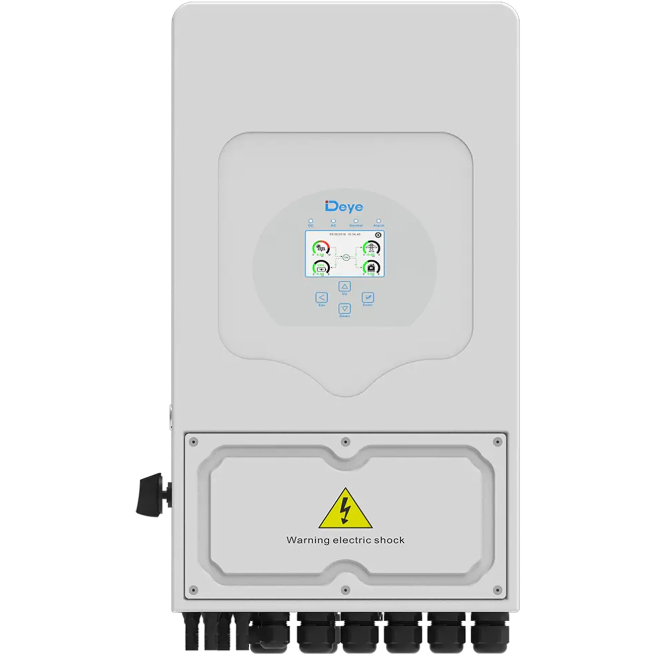 Гибридный инвертор Deye SUN-6K-SG05LP1-EU-AM2-P (НЗ | 6 кВт, 1 фаза | 2 MPPT)