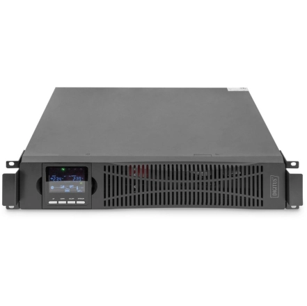Джерело безперебійного живлення Digitus OnLine, 1000VA/1000W, LCD, 8xC13, RJ45, RS232, USB, Rack/Tower (DN-170093)