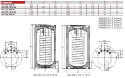 Бойлер косвенного нагрева Drazice OKC 100.1 NTR/HV Фото - 2