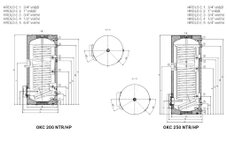 Бойлер непрямого нагріву Drazice OKC 250 NTR/HP Фото - 2