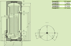 Бойлер косвенного нагрева Drazice OKC 500 NTR/HP Фото - 2