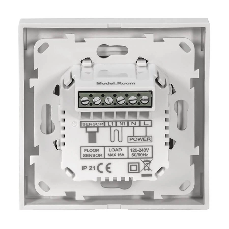 Електромеханічний цифровий терморегулятор Easytherm ET30, 16А, 3200Вт Фото - 1