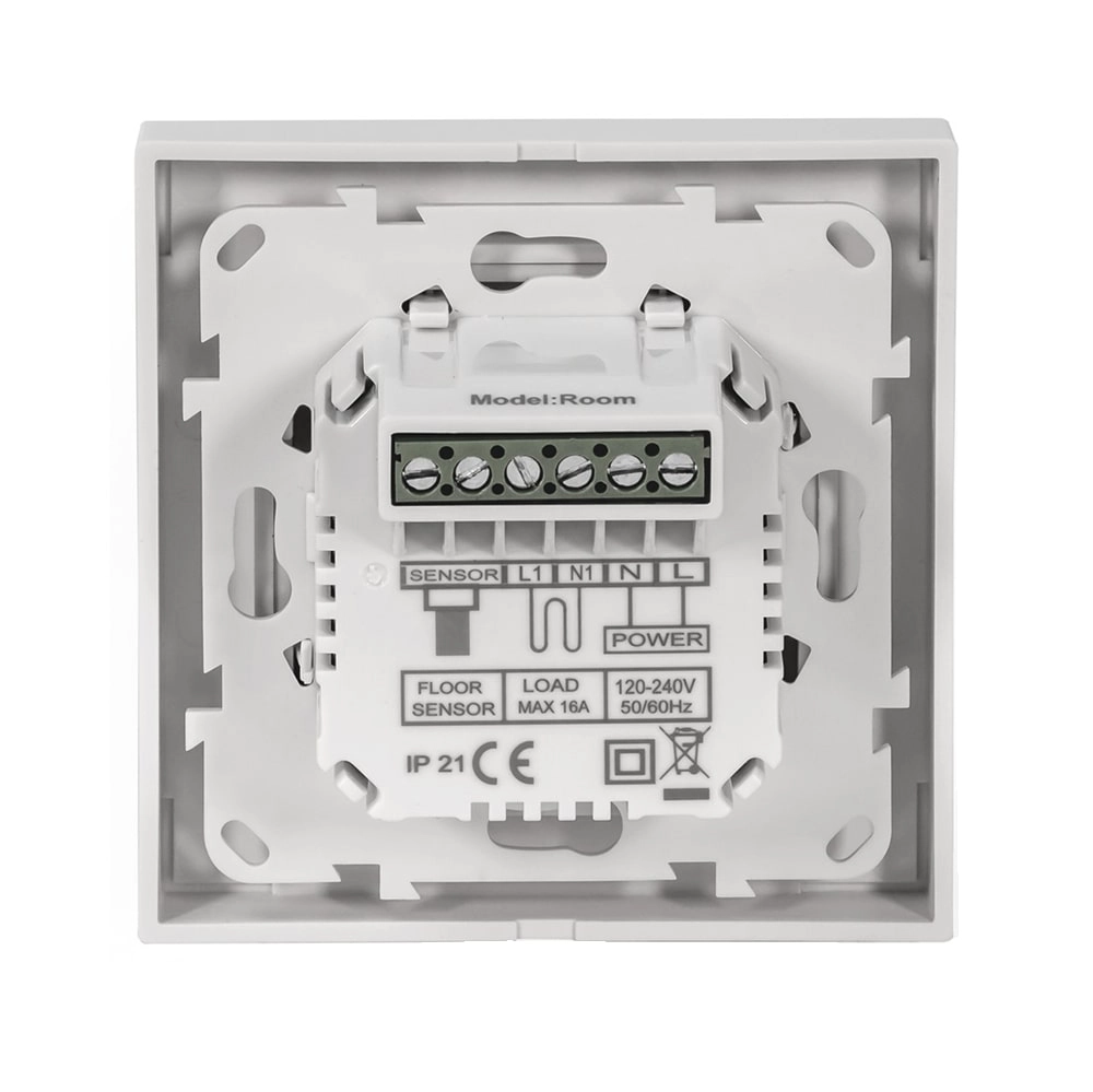 Программируемый терморегулятор Easytherm ET40, 16А, 3200Вт Фото - 1